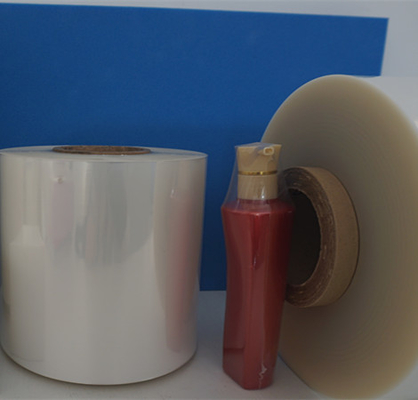 Petit pain de film de conditionnement en plastique, petit pain de film enroulé simple de rétrécissement de polyoléfine
