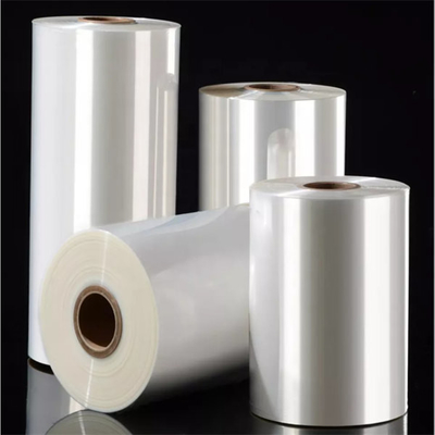 (Tube de moitié) aluminium de petit pain de rétrécissement de POF plié par centre clair pour le produit en bois