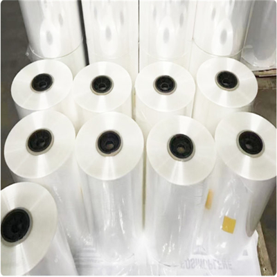 Le demi tube brillant transparent POF standard rétrécissent le film pour la planche à repasser