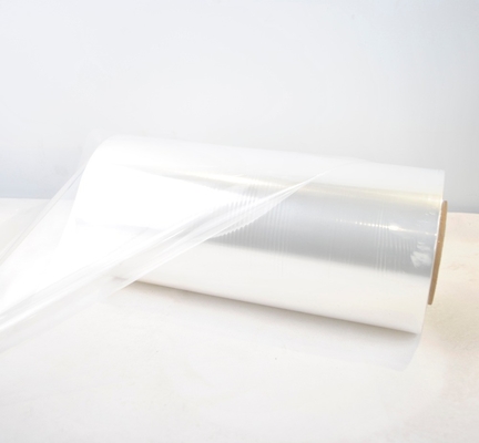 Petit pain de film de emballage thermo-rétrécissable transparent de rétrécissement de polyoléfine de double page de POF pour le chocolat