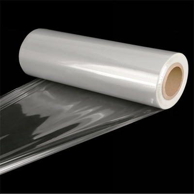 La double page claire POF de 75 mesures chauffent l'enveloppe en plastique de film rétrécissable de polyoléfine thermique de petit pain pour l'emballage en papier rétrécissable